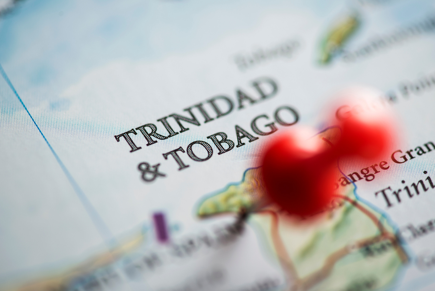 Trinidad and Tobago Pinned on Map