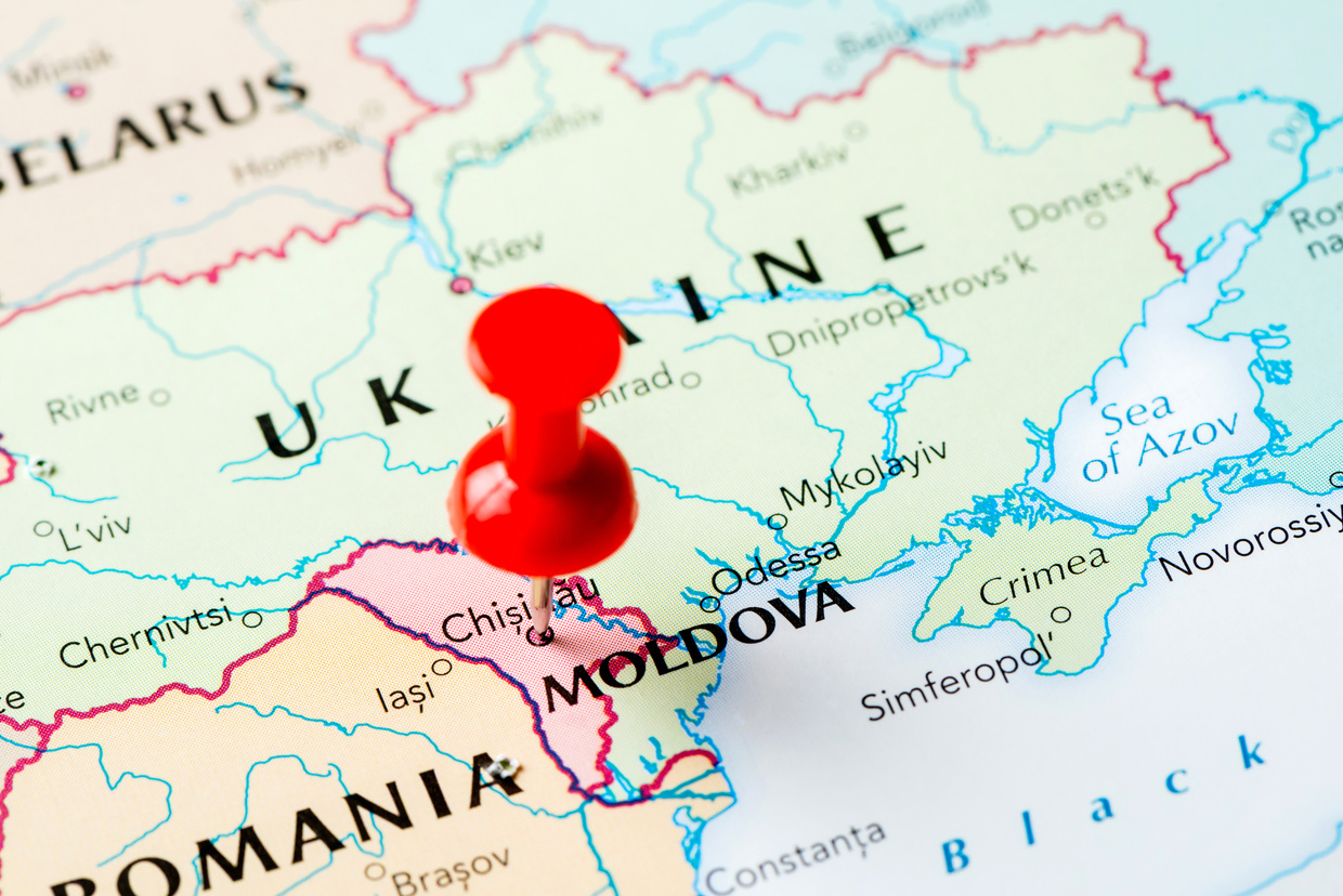 Map Moldova