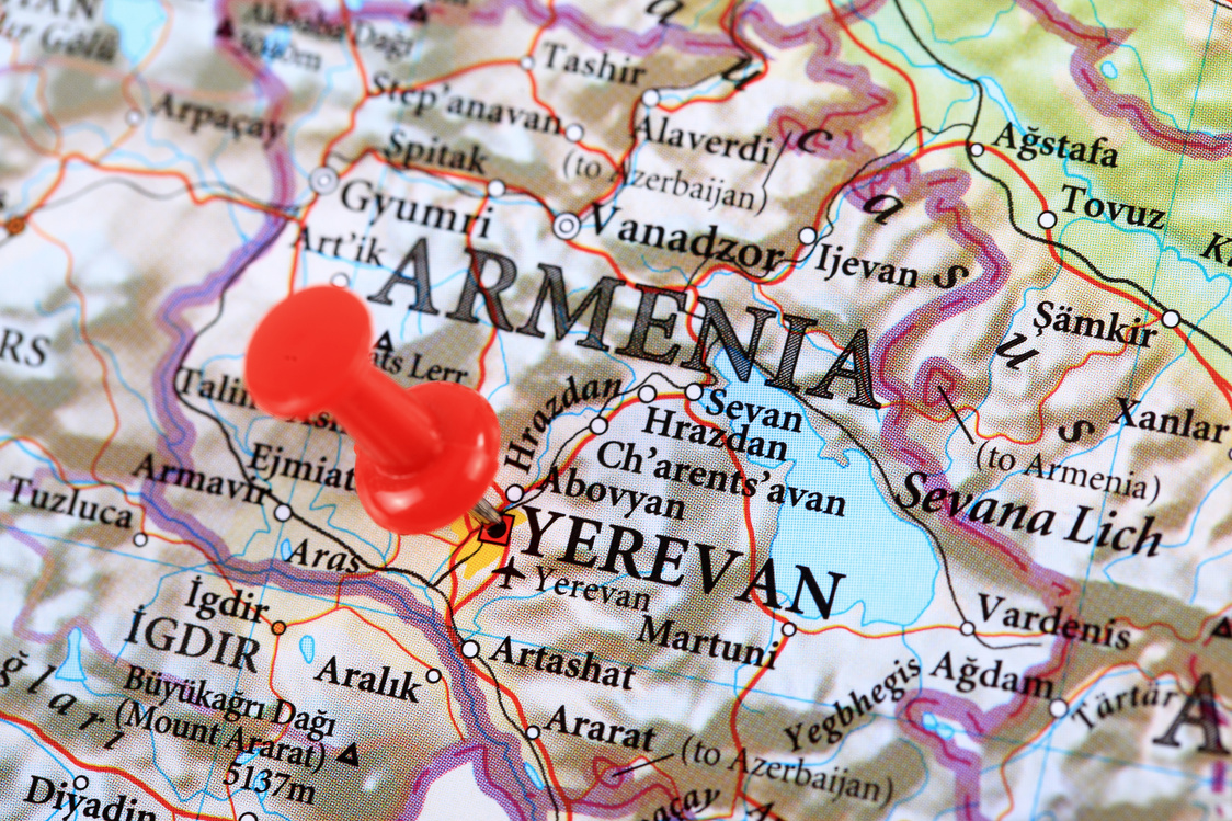 Yerevan Map, Armenia